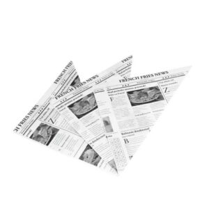 Koperta na frytki gazeta 130/200gr