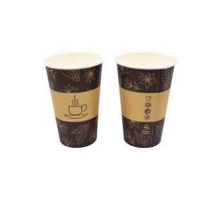 Kubek papierowy 400ml plastic free