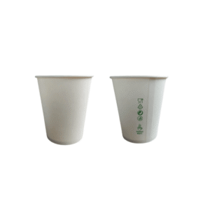 Kubek papierowy 180ml biały plastic free