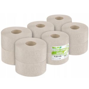 Papier toaletowy jumbo biała makulatura